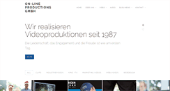 Desktop Screenshot of onlineproductions.ch